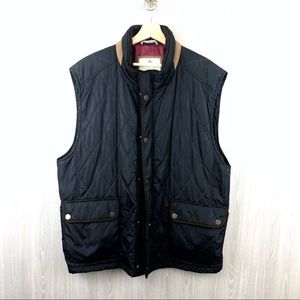 Tommy Bahama Navy Blue Puffer Vest
